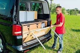 Drei Bullis Vom Designer Minivan Camping Suv Camping Mini Van