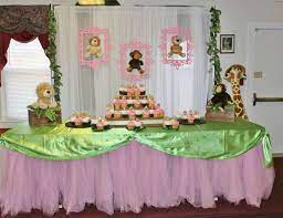 Baby Shower Girl Jungle Safari Baby Shower Catch My Party Jungle Safari Baby Shower Baby Shower Safari Theme Jungle Baby Shower Theme
