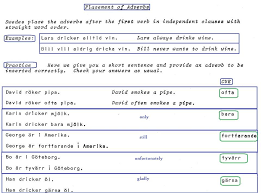 Adverbs Swedish Language Learn Swedish Words