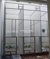 Kandang Ternak Murai Batu Model 3 Pintu Beratap Genteng Om Kicau