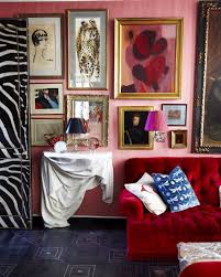 Architectural Digest On Instagram Pink And Red Aren T Reserved For The Hallmark Aisle During Valentine S Day Designer Milesredd Shares Interior Stue Design