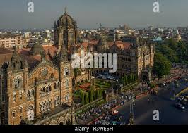 06-Nov-2008-Chhatrapati Shivaji Maharaj Terminus Victoria Terminus station-Unesco  World Heritage Site Mumbai maharashtra INDIA asia Stock Photo - Alamy