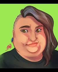 Happy #selfportrait day I just found out😅 #quickdrawing #toony  #ivybethdrawsthings #art #procreate #caricature