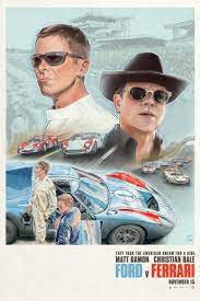 Ford V Ferrari Art By Colin Murdoch Ferrari Ferrari Poster Ford