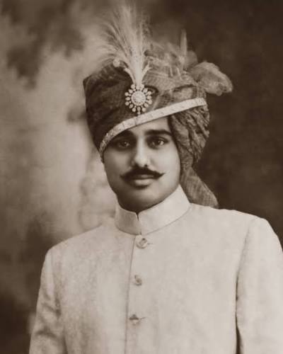 Thakore Saheb of Rajkot princely state portrait