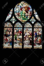 In fact history has it that there were colored windows around since ancient times. Stained Glass Window In The Church Of Saint Severin Is A Roman Stock Photo Picture And Royalty Free Image Image 41359989