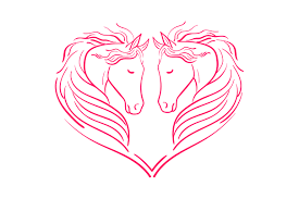 Heart Of Horses Svg Cut File By Creative Fabrica Crafts Creative Fabrica