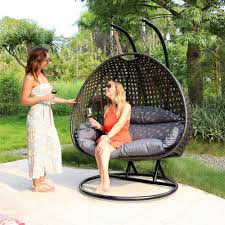 China tape swing 2 seater swing lazy daze hammocks deluxe oversized double hanging rope chair cotton padded swing chair wood arc hammock seat with cup holder footrest. Review Original Cobble Mountain Hanging Hammock Chairs With Footrest