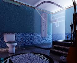 Potty mouth tours give a close up look at scum of the earth church's pink houses and mosaic toilets. 18 Cool And Charming Blue Bathroom Designs Home Design Lover