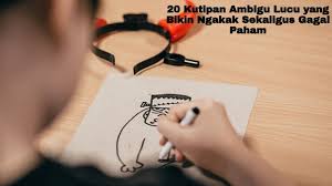 Kalimat tersebut menimbulkan pertanyaan apakah yang maksud adalah buku seni puisi itu baru atau buku tentang seni puisi baru. 20 Kutipan Ambigu Lucu Yang Bikin Ngakak Sekaligus Gagal Paham Ginibro