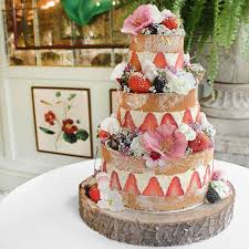 One Of My Favourite Cakes To Make And Even More So When Its For A Wedding A 3 Tiered Fraisier Cake Complete Fruit Wedding Cake Wedding Cakes With Flowers Cake