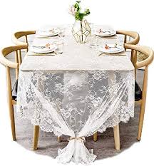 ₹ 72,702 get latest price. Amazon Com Boxan 60x120 Inch Gorgeous White Lace Tablecloth Overlay Rose Vintage Embroidered Romantic Boho Wedding Reception Table Decor Baby Bridal Shower Decor Elegant Chic Outdoor Tea Party Tablecover Kitchen Dining