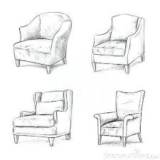 Couch Drawing Furniture Design Sketches Drawing Furniture Interior Design Sketches