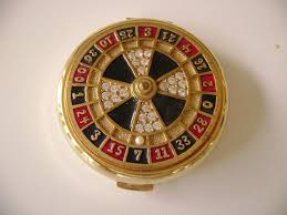 Reserved For Ks Estee Lauder Roulette Wheel Powder Compact Etsy Roulette Wheel Estee Lauder Estee