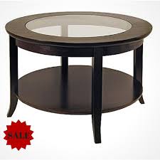 Coffee Table Wood Coffee Table With Glass Top And Bottom Shelf Circular Cocktail Tea Sofa Round Wood Coffee Table Coffee Table Wood Coffee Table With Shelf