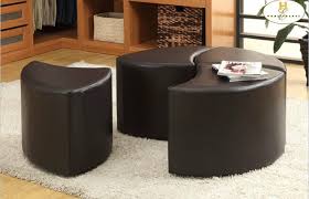 The size of our large coffee table stools and square footstools creates a stunning focal point in any room, and can look very elegant with a plain or buttoned design, a range of modern or traditional legs and a choice of fabrics and leathers to suit your home. 36 Top Brown Leather Ottoman Coffee Tables Home Stratosphere