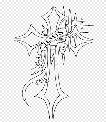 Get creative with this colorful owl and flowers sleeve tattoo, and achieve one of the coolest tattoo designs. Christian Cross Tattoo Drawing Christian Cross White Christianity Png Pngegg