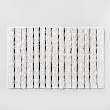 Shop sadie black bath rug. Opalhouse Black White Striped Bath Rug