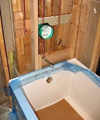 We can perform any bathtub plumbing work, and provide the best solution for your needs. Stud Interferes With New Rough In Valve Placement Terry Love Plumbing Advice Remodel Diy Professional Forum
