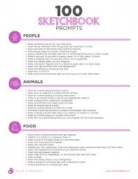 You'll end up knowing how to draw virtually every animal the longer you sketch animals every day in your sketchbook. 100 Sketchbook Prompts Your Students Will Love The Art Of Education University