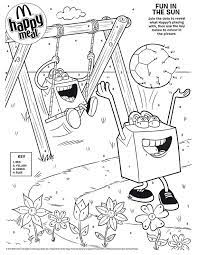 Maybe you would like to learn more about one of these? Mcdonalds Happy Meal Coloring And Activities Sheet Connect The Dots Kids Time