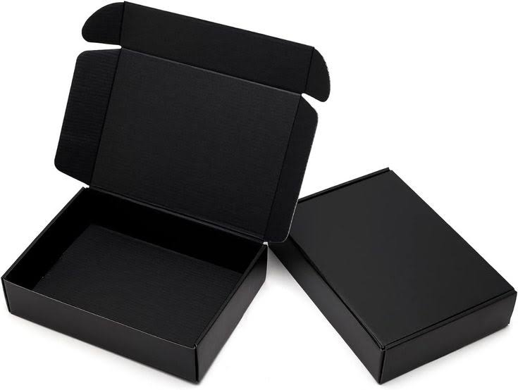 8x6x2 inch box black pack of 20 product image