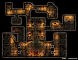 Underground Fight Club 26x20 100dpi Dungeon Maps Tabletop Rpg Maps Fantasy Map