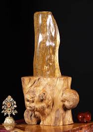 sold natural petrified wood shiva lingam 20 81w100a hindu gods buddha statues sold natural petrified wood shiva lingam 20