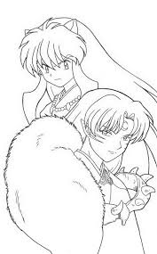 Inuyasha Fargelegging Tegninger 9 Fargelegging Inuyasha Tegning For Barn