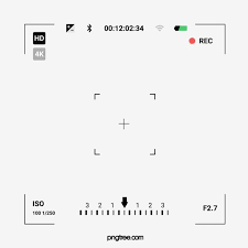 Video Camera Screen Videotape Shot Interface High Definition Focus Aperture Camera Vector In 2021 Overlays Picsart Interface Design Instagram Frame