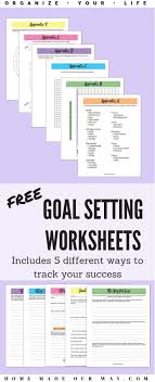 Free Goal Setting Worksheets For A Successful Year Any Time Smart Goals Worksheet Free Goal Setting Worksheet Goals Worksheet