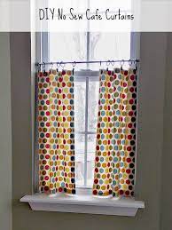 Measure from bottom of the ring to the window sill. Diy No Sew Cafe Curtains Sweet Parrish Place