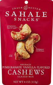 Kroger Sahale Snacks Glazed Nuts Pomegranate Vanilla Cashews Mix 4 Oz Sahale Snacks Snacks Vanilla Flavoring