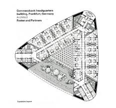 Planned as an equilateral triangle, with services at the corners, the elevations are divided by tiers of 'hanging gardens'. Everything Is About Design