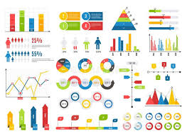 Infographics Chart Set Charts Result Graphs Icons