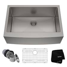 The kitchen sink is the place where most meals start, and the faucet is a crucial tool to aide you in your meal preparation. 30 Apron Front 16 Gauge Stainless Steel Single Bowl Kitchen Sink