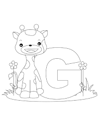 Letter G Is For Giraffe Abc Coloring Pages Giraffe Coloring Pages Kindergarten Coloring Pages
