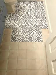 Bathroom flooring can be made more creative and atypical by experimenting with patterns, color and styles. How To Update A Bathroom Floor With Tile Stickers Diy Bathroom Flooring Diy Bathroom Painting Tile Floors