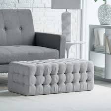 Belham Living Allover Tufted Rectangle Ottoman Grey Almost Everyone Remembers Being Told By Parents To G Furniture Bedroom Footstools Round Tufted Ottoman