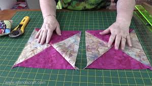 Quilting Blocks Hourglass Quilt Block Quarter Square