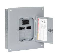 Circuit breakers, fuses and panels. Square D Homeline 100 Amp 8 Space 16 Circuit Indoor Main Breaker Load Center At Menards
