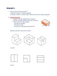 Objek ialah penerima kesan akibat daripada kefungsian sesuatu produk 3. Contoh Lukisan Isometrik Cikimm Com