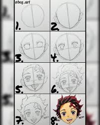 Beq Art How To Draw Tanjiro What S Up Everyone Here S My Latest Tutorial Of Tanjiro You Can Also Watch Risovanie Mangi Uroki Risovaniya Legkie Risunki
