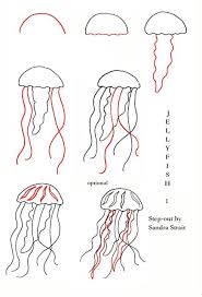 It looks like a helmet. Jellyfish Friday Fun And Easy Landscape Challenge Funandeasylandscape Step Out Zensations Youtang Jellyfish Drawing Jellyfish Painting Watercolor Jellyfish