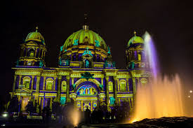 Berlin Cathedral At 11th Festival Of Lights Festival Lights Cathedral Museum Island
