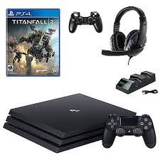 Sony Playstation 4 Pro 1tb Console W Titanfall 2 Accessories On Sale At Shophq Com In 2020 Titanfall Playstation 4 Playstation