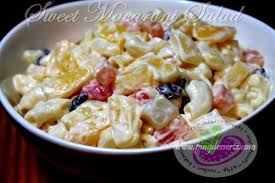 sweet macaroni salad recipe