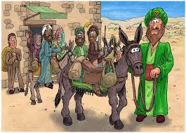 Balaams donkey colouring pages page 2 sketch coloring page. Bible Cartoons Numbers 22 Balaam S Donkey Scene 01 Saddling Up