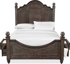 American Signature Furniture 899 For King Poster Bed Frame With Storage Dramatic Silhouette Channel The Serenity Of A King Poster Bed Bed Poster Bed