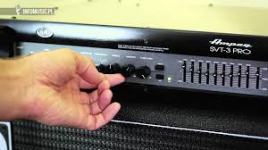 With a power output of 450 watt and 4 ohms impedance, it strengthens the signal coming out of the attached bass guitar to reproduce accurately and even to. Ampeg Svt 3 Pro Sound Cz Ii Youtube